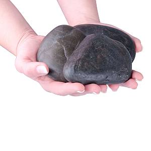 Basalt River Stone Set inSPORTline 10-12cm - 3 Τεμάχια