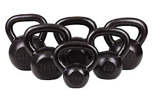 KETTLEBELL 6KG BLACK MAT OPTIMUM
