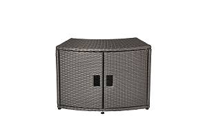 MSpa Wicker Cabinet Storage Unit - for round Spa