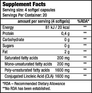 CLA 400 80 softgels (BIOTECH USA)