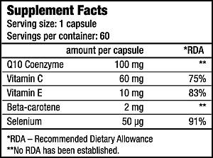 H2O Q10 60 caps (BIOTECH USA)