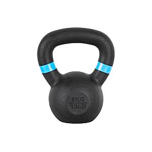Cast Iron 6 kg Kettlebell inSPORTline Powder