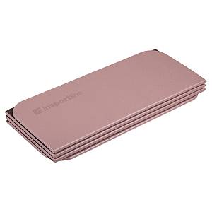 Foldable Exercise Mat 180x61x0,8cm inSPORTline Misette-bamboo beige-brown