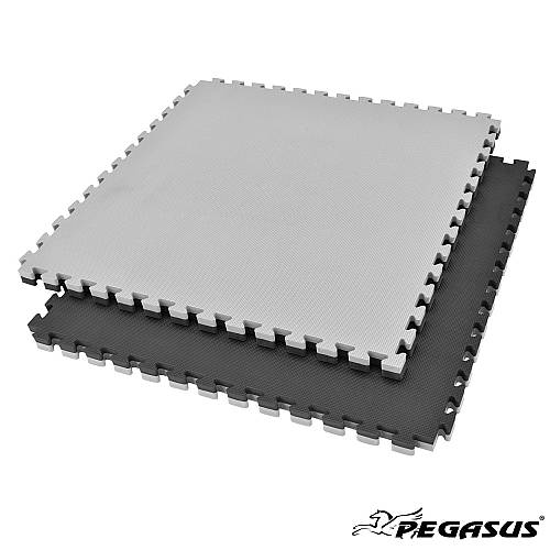 Δάπεδο προστασίας Puzzle EVA (Μαύρο/Γκρι) 2.0cm