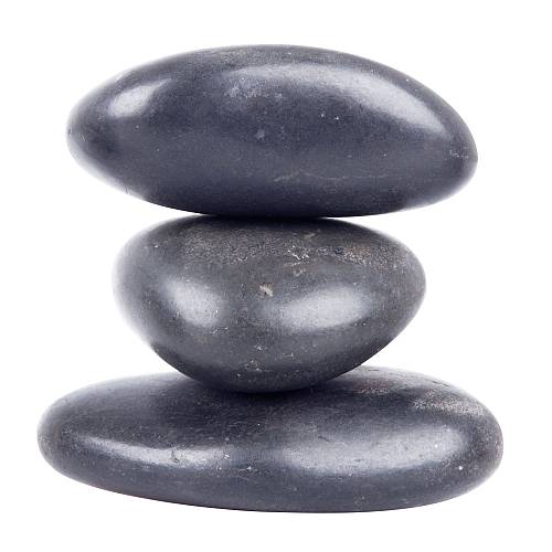 Basalt River Stone Set inSPORTline 7-9cm – 3 Τεμάχια