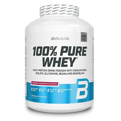 100% Pure Whey 2270gr (BIOTECH USA) - Strawberry