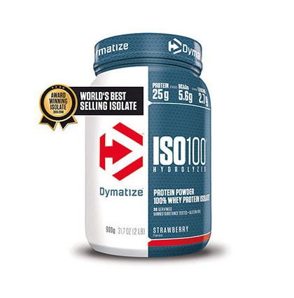 ISO 100 Hydrolyzed Whey 932gr (DYMATIZE) - Strawberry