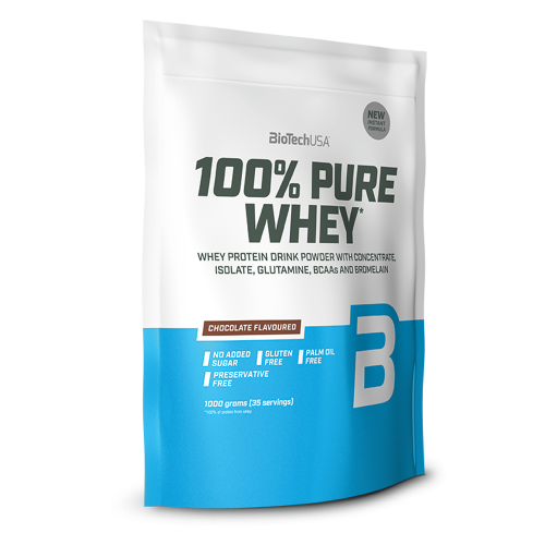 100% Pure Whey 1000gr (BIOTECH USA) - Strawberry