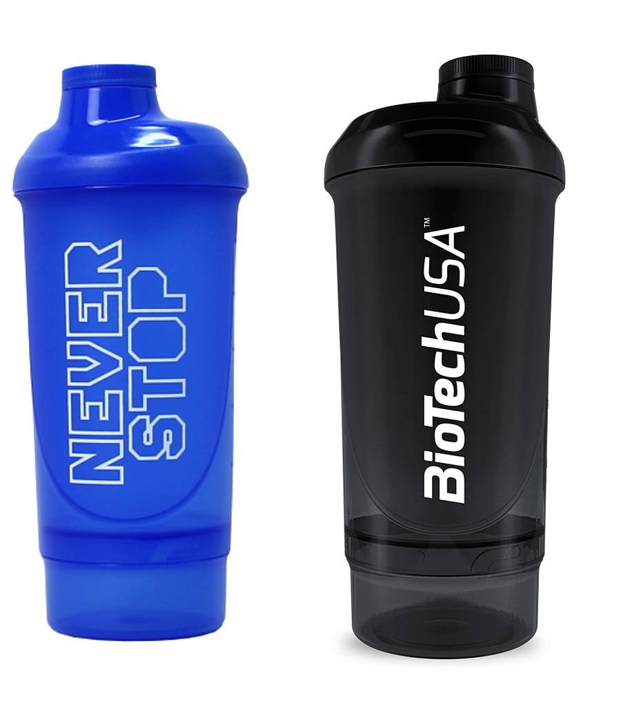 SHAKER NEVER STOP  ΜΑΥΡΟ 500ml (+150ML)