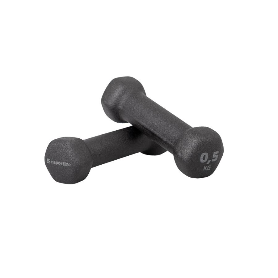 Σετ αλτήρες Neoprene 2 x 0,5 kg inSPORTline ON-X Renbell