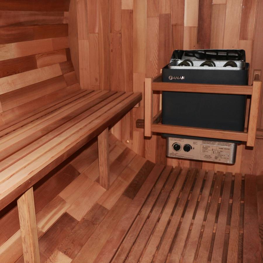 Barrel Sauna inSPORTline Viduor 600 – Cedar Wood
