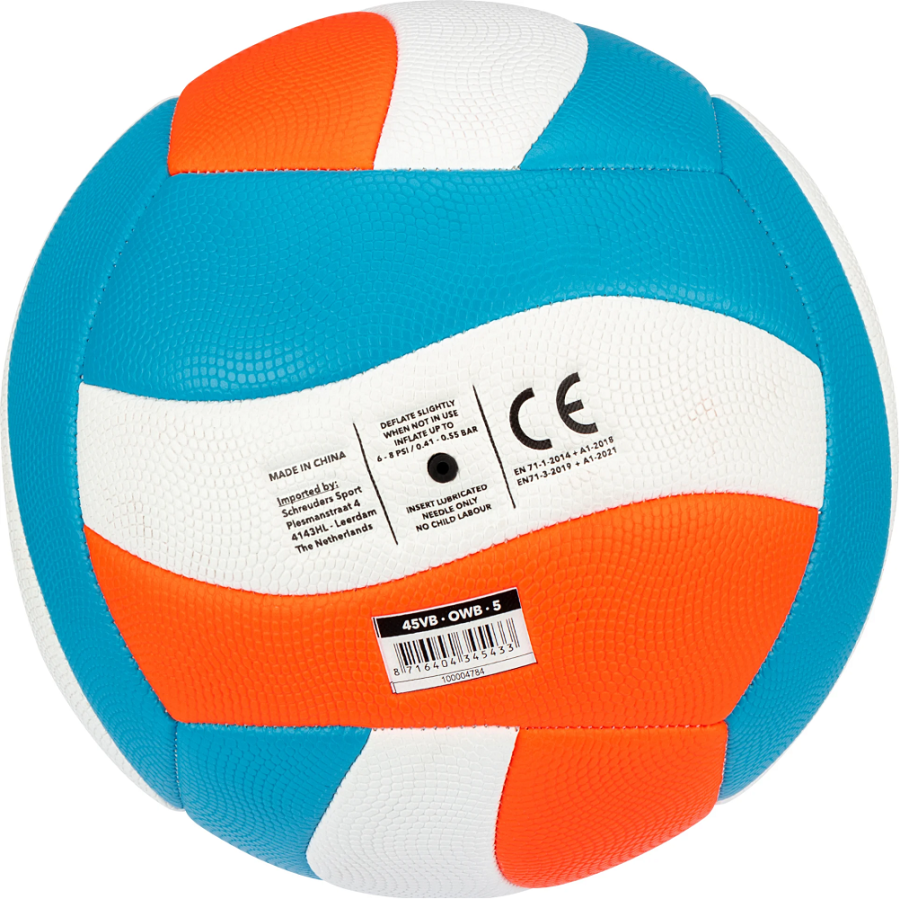 Μπάλα Beach Volley Νο5 (Λευκό/Μπλε/Πορτοκαλί)