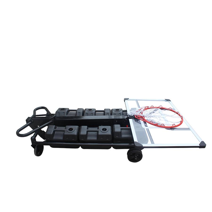VIKING Foldable Pro Hoop Αναδιπλούμενη μπασκέτα  με βάση και ρυθμιζόμενο ύψος 130-305 εκ.