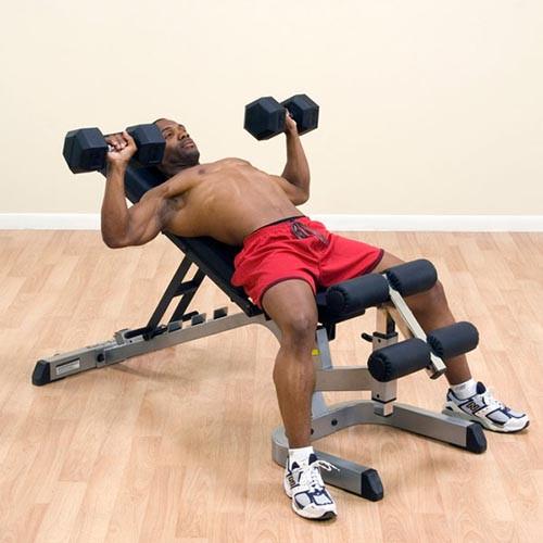 Body-Solid Heavy Duty Flat Incline Decline Bench