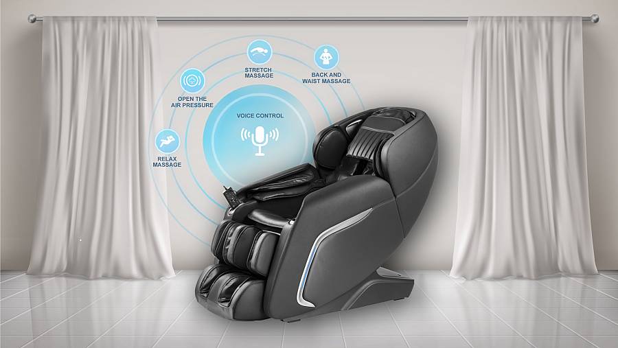 Πολυθρόνα Μασάζ Life Care by i-Rest SL-A307-8 (Mαύρη)