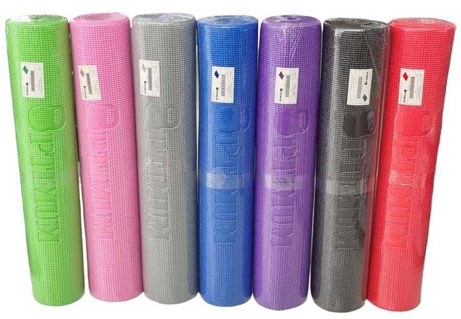 ΣΤΡΏΜΑ YOGA MAT 0,6cm ΜΑΥΡΟ OPTIMUM