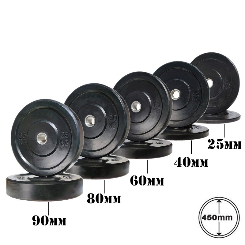 RUBBER BUMPER PLATE 25kg OPTIMUM