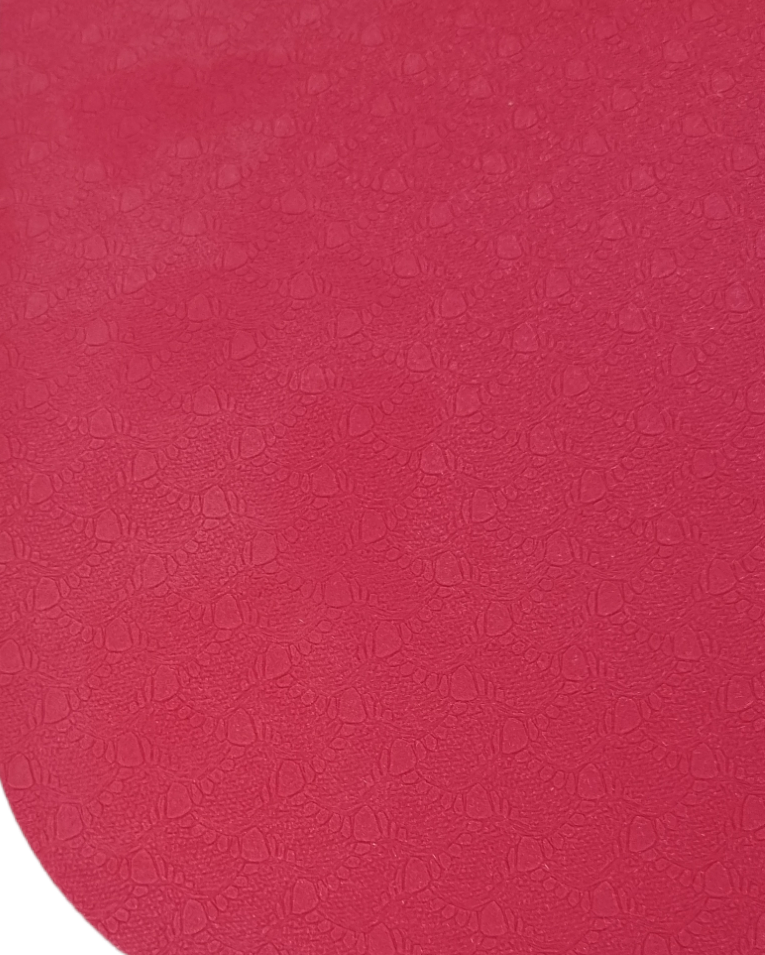 TPE YOGA MAT (ΚΌΚΚΙΝΟ) 183X61X0,6CM OPTIMUM