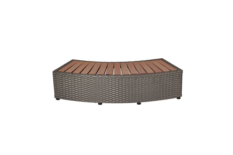 MSpa Wicker Step - for round Spa