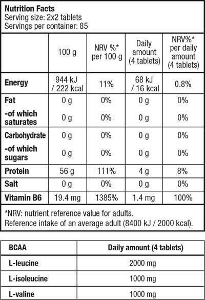 BCAA+B6 200tabs (BIOTECH USA)