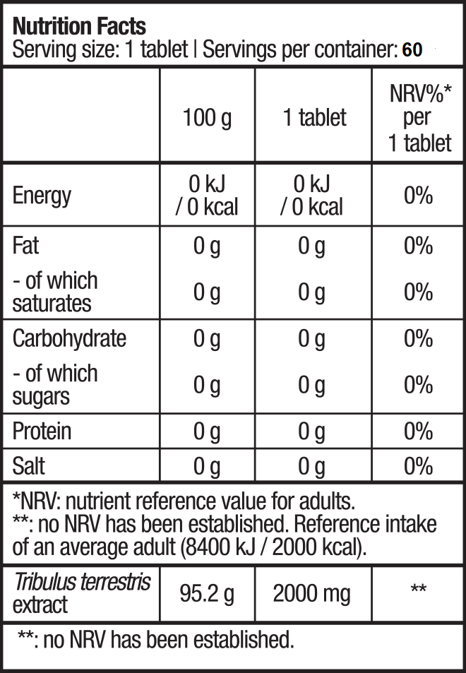 Tribooster 60tabs (BIOTECH USA)