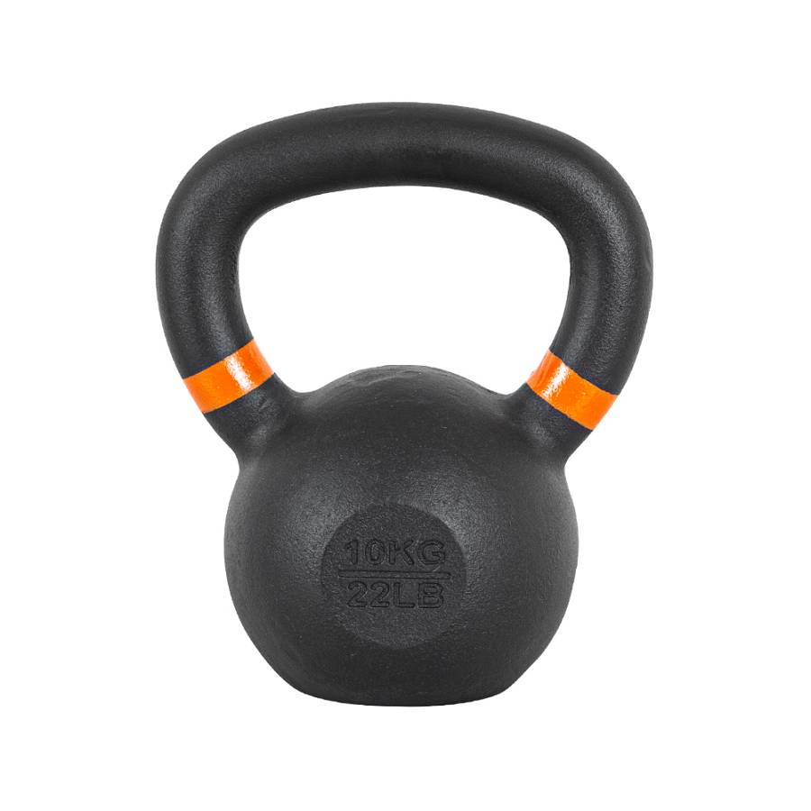 Cast Iron 10 kg Kettlebell inSPORTline Powder