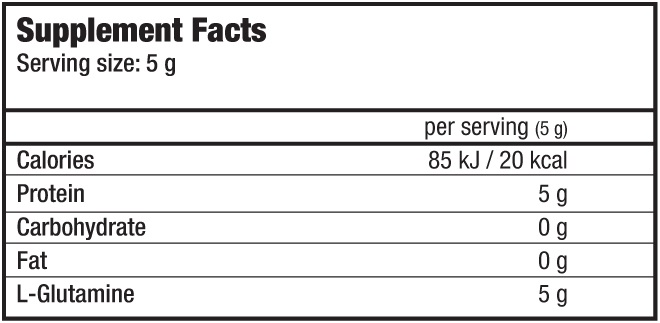 100% L-Glutamine 240gr (BIOT)