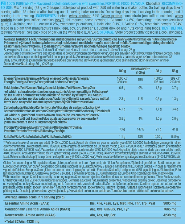 100% Pure Whey 2270gr Salty Caramel