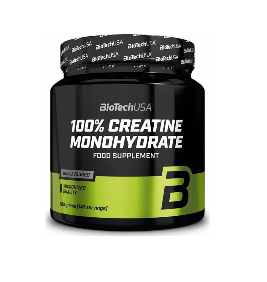 100% Creatine Monohydrate 500gr Unflavored (BIOT)