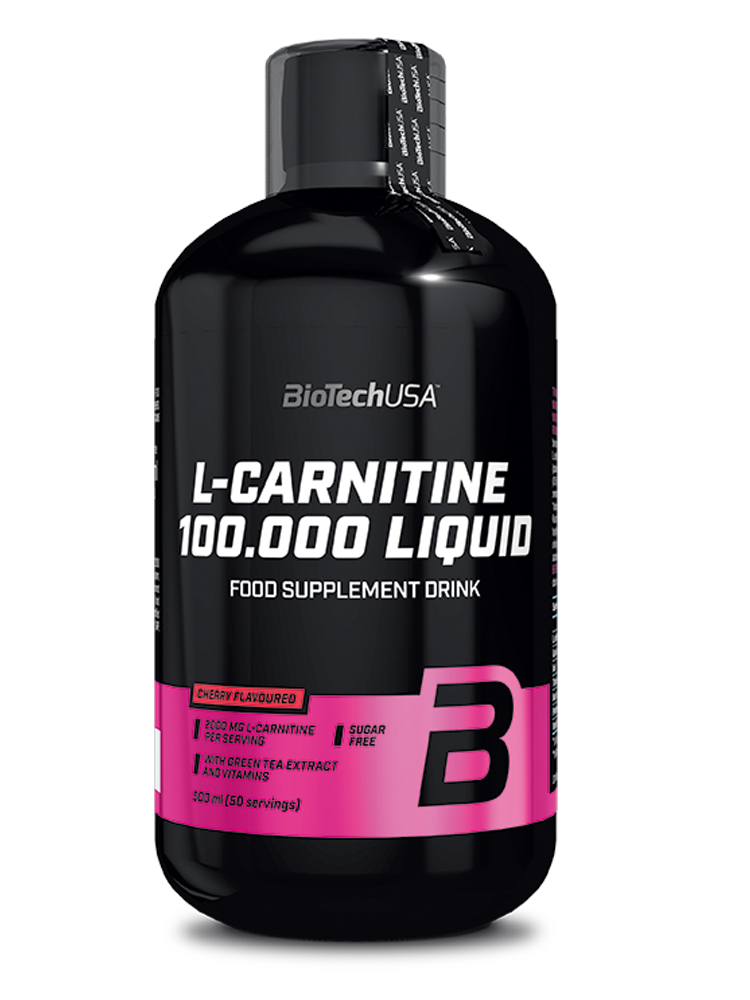 L-Carnitine 100.000 Liquid 500ml (BIOTECH USA) - Apple